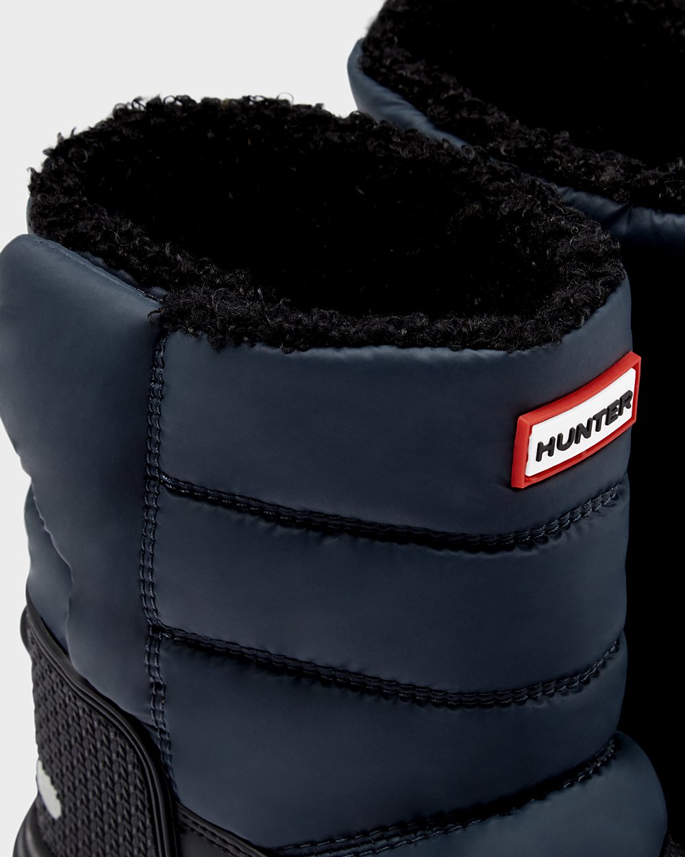 Kids Snow Boots - Hunter Original Big Insulated (17YOGSENH) - Navy/Black